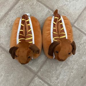 weiner dog slippers